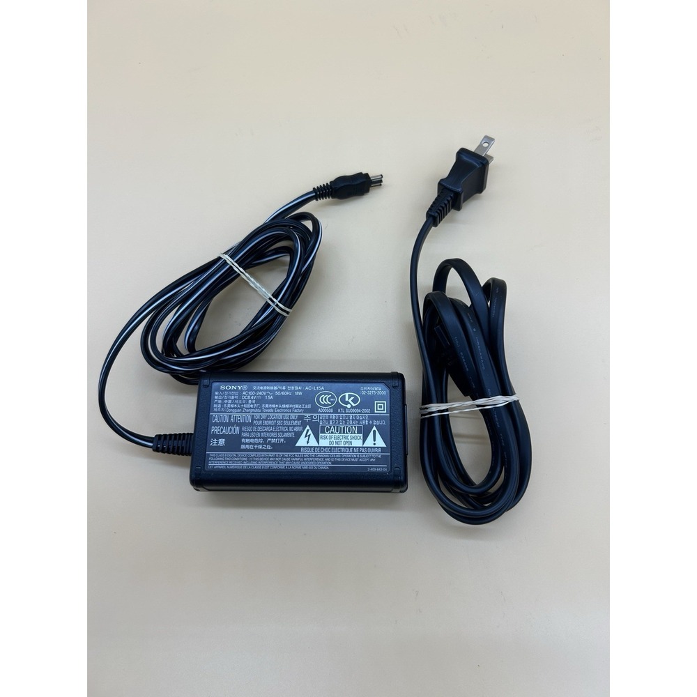 Sony  AC-L15A AC Adapter Power Supply Genuine OEM‎ Tested